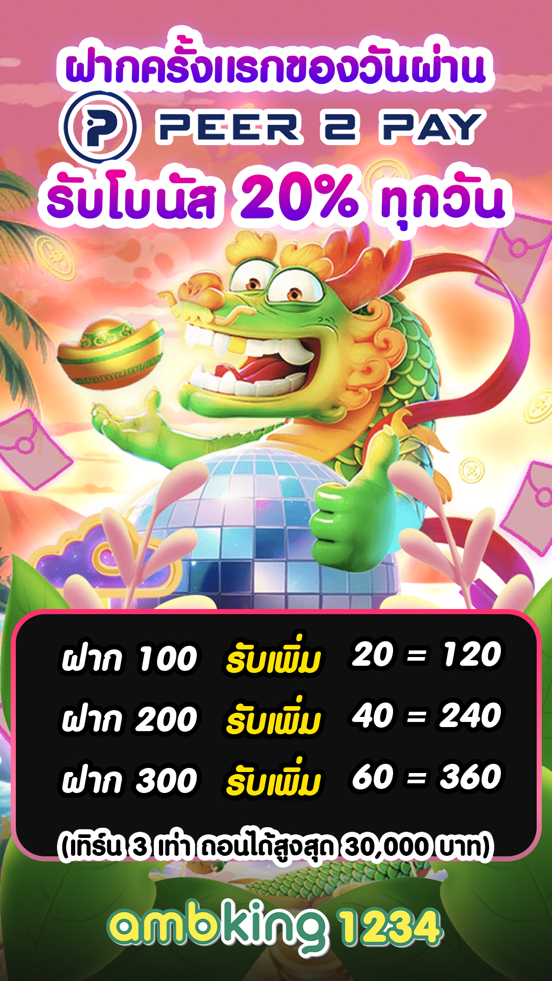 อัตราชนะสล็อต - แบนเนอร์โปรโมชั่น