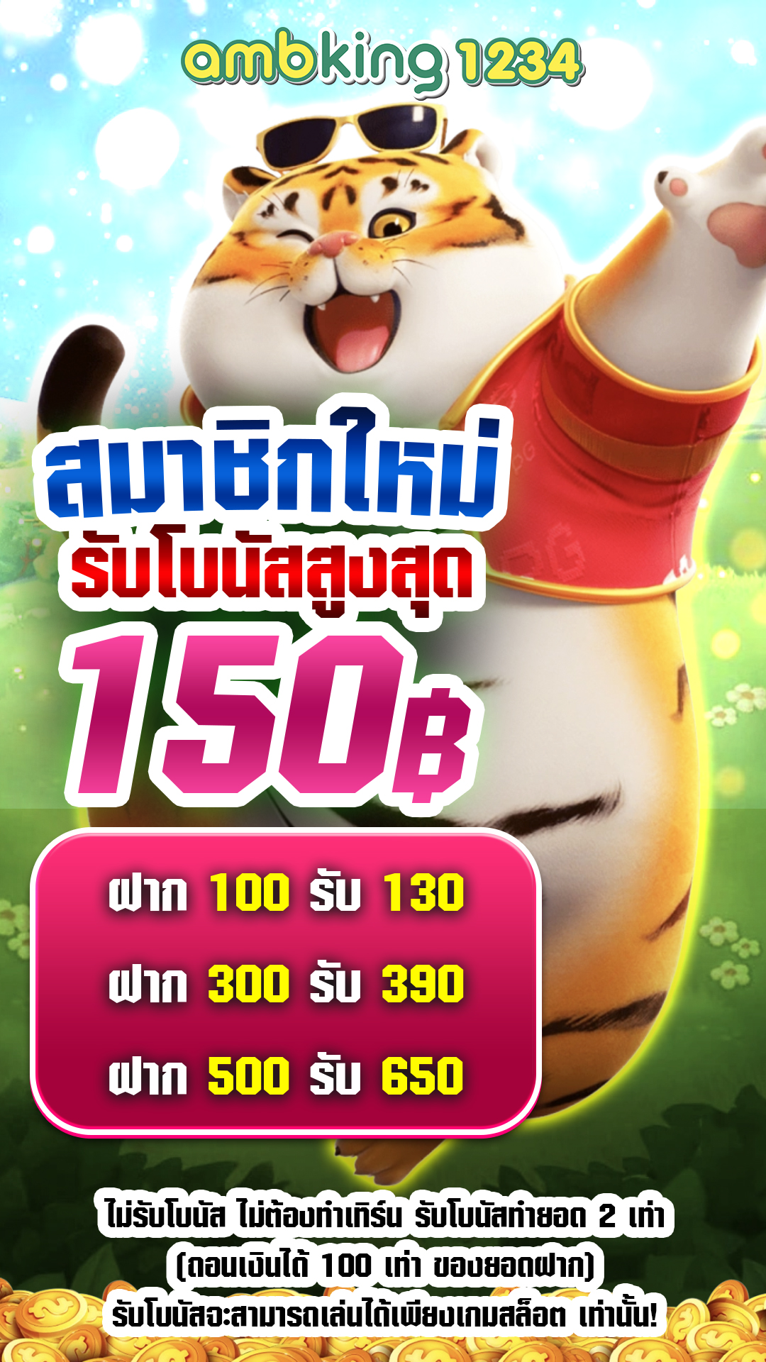 ฝากขั้นต่ำ1บาท - แบนเนอร์โปรโมชั่น